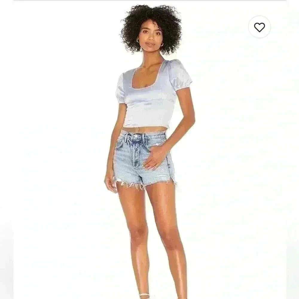 Light Blue Revolve Superdown Top - image 4